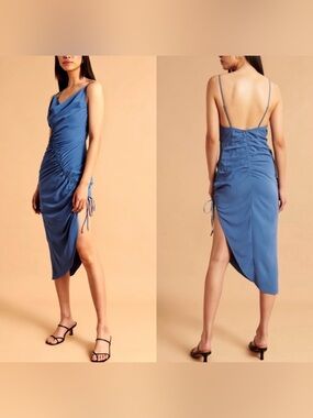 Abercrombie & Fitch | Dresses | Abercrombie Corset Lace Up Midi Dress |  Poshmark